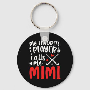 Field Hockey Mimi Grandma Proud Field Hockey Playe Key Ring