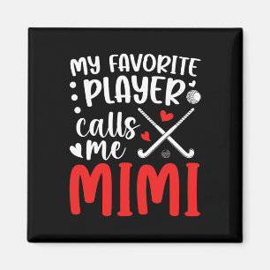 Field Hockey Mimi Grandma Proud Field Hockey Playe Magnet