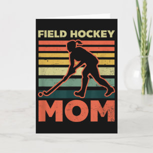 Field Hockey Mom Design Field Hockey Card