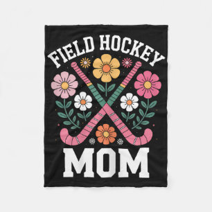 Field Hockey Mom Funny Field Hockey _2 Fleece Blanket
