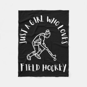 Field Hockey Mom Ndy And Street Hockey Fleece Blanket