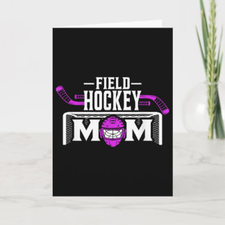 Field Hockey Mom Shirt For Women Mother's Day  Card