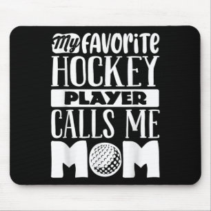 Field Hockey Mom Shirt Women Field Hockey Lover Mouse Pad