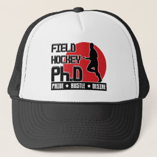 Field Hockey Ph.D Trucker Hat