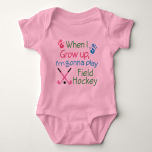 Field Hockey Player (Future) Baby Bodysuit