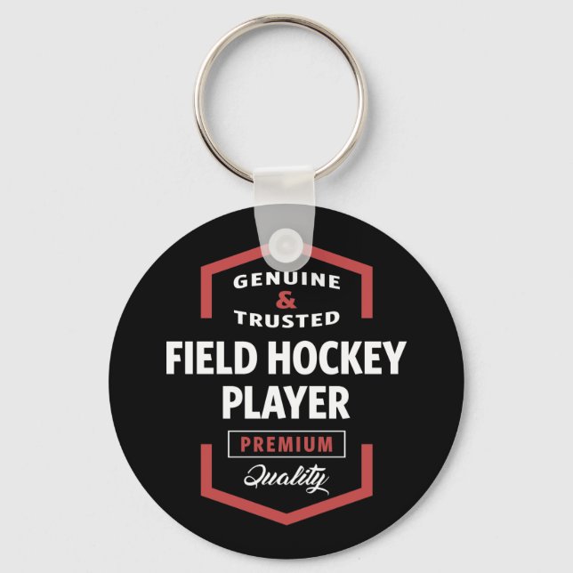 Field Hockey Player | Gift Ideas Key Ring (Front)