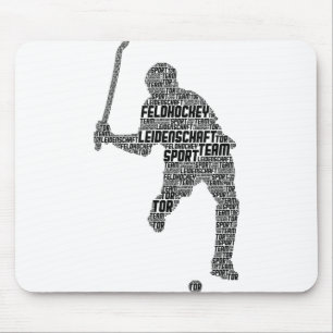 Field Hockey Player Hockey Children Boys Mouse Pad
