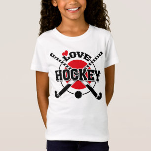 Field Hockey Players, Crossed Hockey Sticks T-Shirt