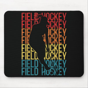 Field Hockey Retro Vintage Field Hockey Mouse Pad