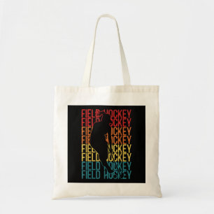 Field Hockey Retro Vintage Field Hockey Tote Bag