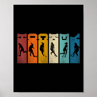Field Hockey Retro Vintage Hockey _1 Poster