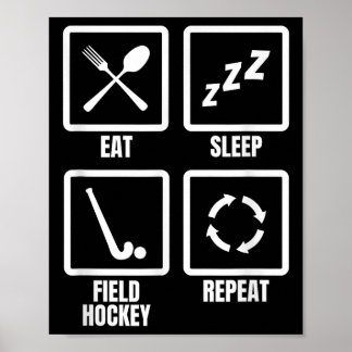 Field Hockey Routine Poster