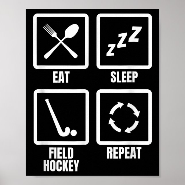 Field Hockey Routine  Poster (Front)