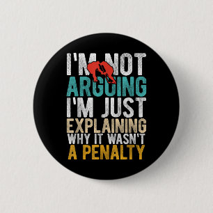 Field Hockey Slogan Shirt Cool Gag Gift Ice Field 6 Cm Round Badge