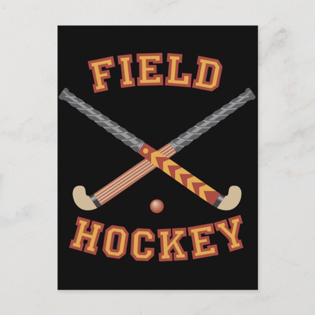 Field Hockey Sticks Postcard (Front)
