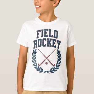 Field Hockey Sticks Wreath College Design For Athl T-Shirt