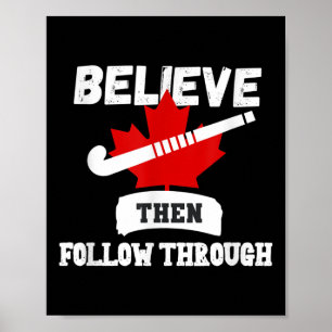 Field Hockey Team Or Squad Gift Practice Coach Poster