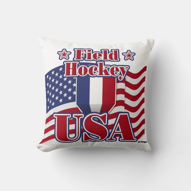 Field Hockey USA Cushion (Front)