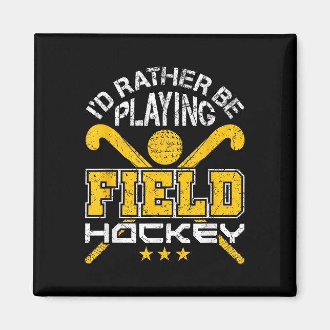 Field Hockey Women  Magnet (Front)