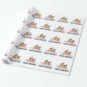 Field Hockey Wrapping Paper