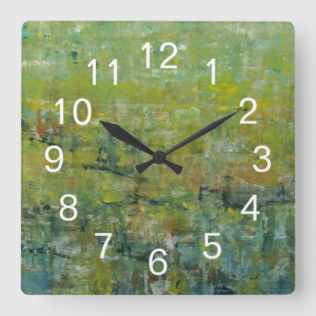 Field II Opulent Square Wall Clock (Front)