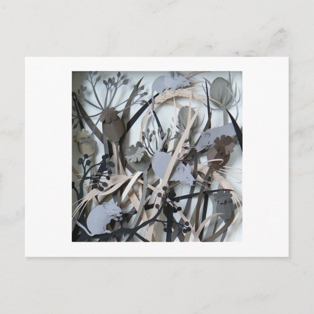 field mice postcard (Front)