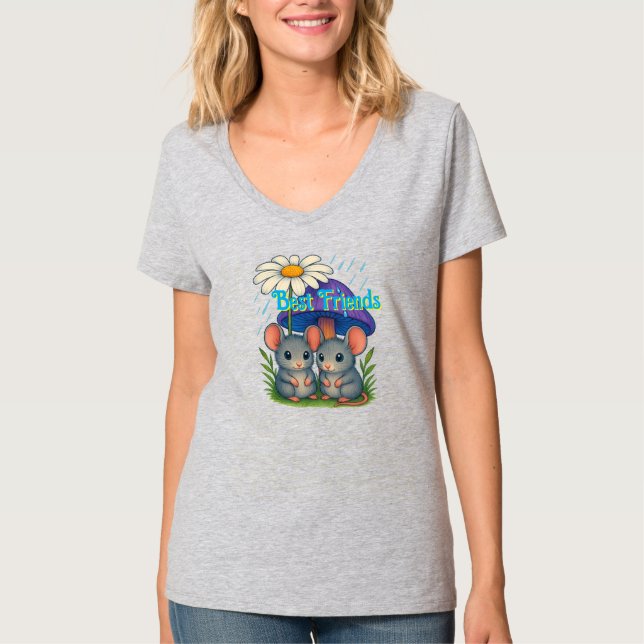 Field Mouse Friends  T-Shirt (Front)