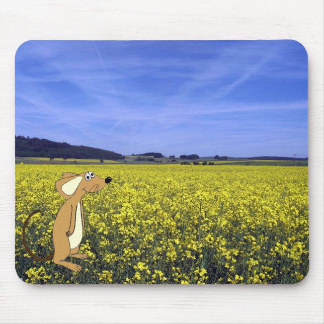 Field Mouse Mouse Pad (Front)