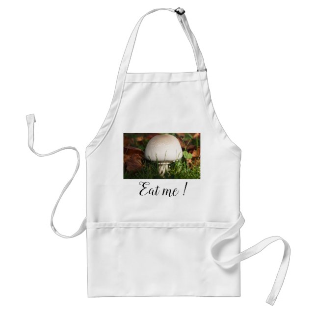Field mushroom in a forest standard apron (Front)