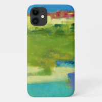 Field Notes - Abstract Green Art
