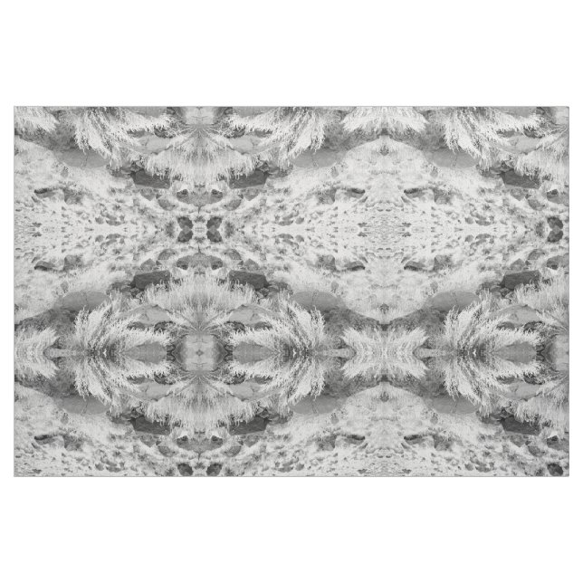 Field of Basalt Black & White Photo Fabric (Fat Quarter)