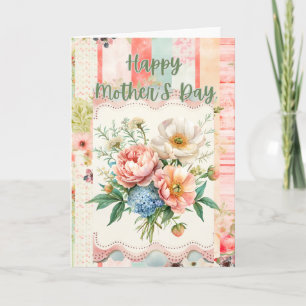 Field of Blossoming Wildflowers  Holiday Card