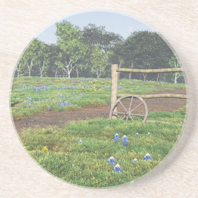 Field of Bluebonnets Coaster (Front)