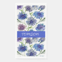 field of bright purple cornflowers, purple, blue c