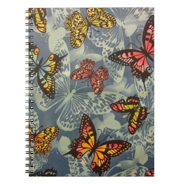 Field of Butterflies Spiral Notebook (Front)