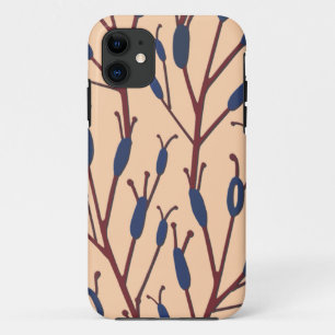 Field of Cat Tails against a Peach Background Case-Mate iPhone Case