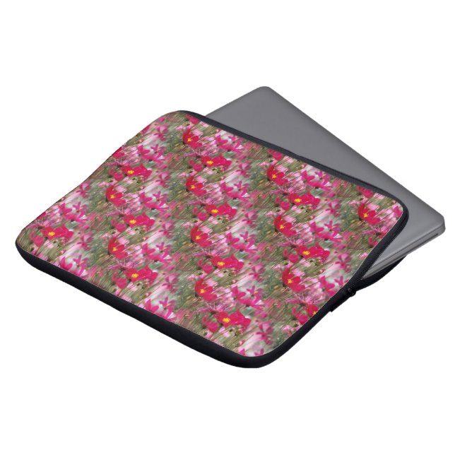 Field of Cosmos...... Laptop Sleeve (Front Top)