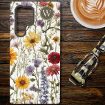 Field of Country Wildflowers Monogram Samsung Galaxy Case<br><div class="desc">Embrace the timeless allure of country wildflowers and add a touch of nature-inspired charm to your daily routine with this personalised cell phone case.</div>