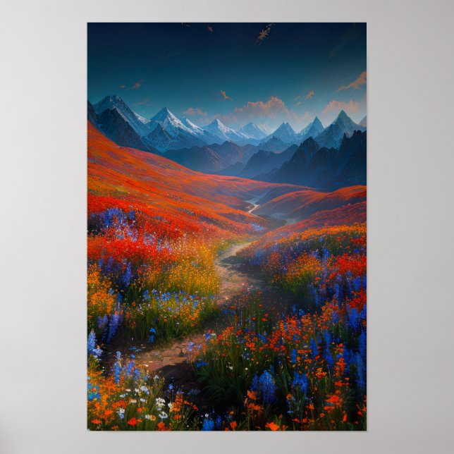 Field of Crimson Dreams Poster (Front)