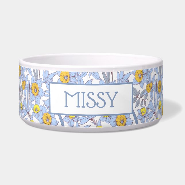 Field of Daffodils Pet Bowl (Front)