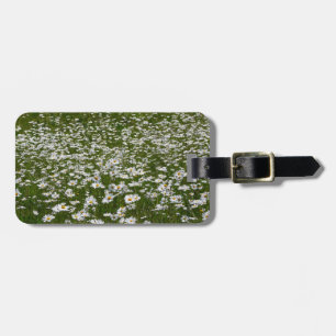 Field of Daisies Alaskan Wildflowers Luggage Tag