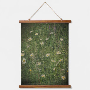 Field Of Daisies Floral Art Hanging Tapestry