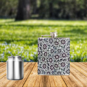Field Of Daisies Hip Flask