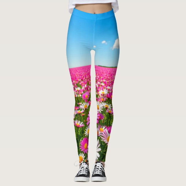 FIELD OF DAISIES LEGGINGS (Front)