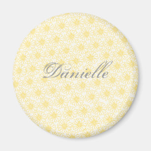 Field of Daisies Magnet, Yellow Flowers Magnet
