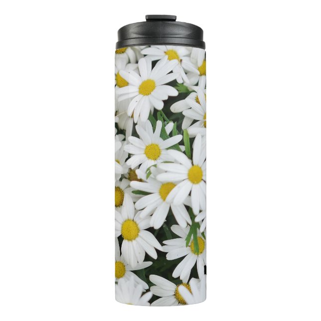 Field of Daisies Thermal Tumbler (Front)