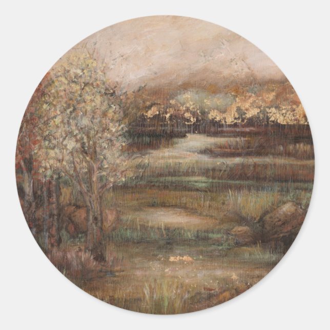 Field of Dreams I Classic Round Sticker (Front)