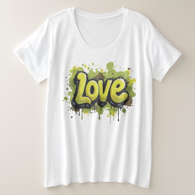 Field of Endless Love Plus Size T-Shirt (Design Front)