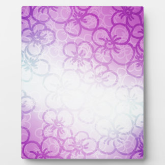 Field Of Flower - Purple Plaque