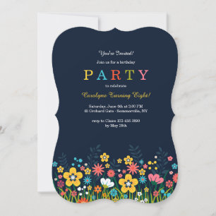 Field of Flowers Invitation